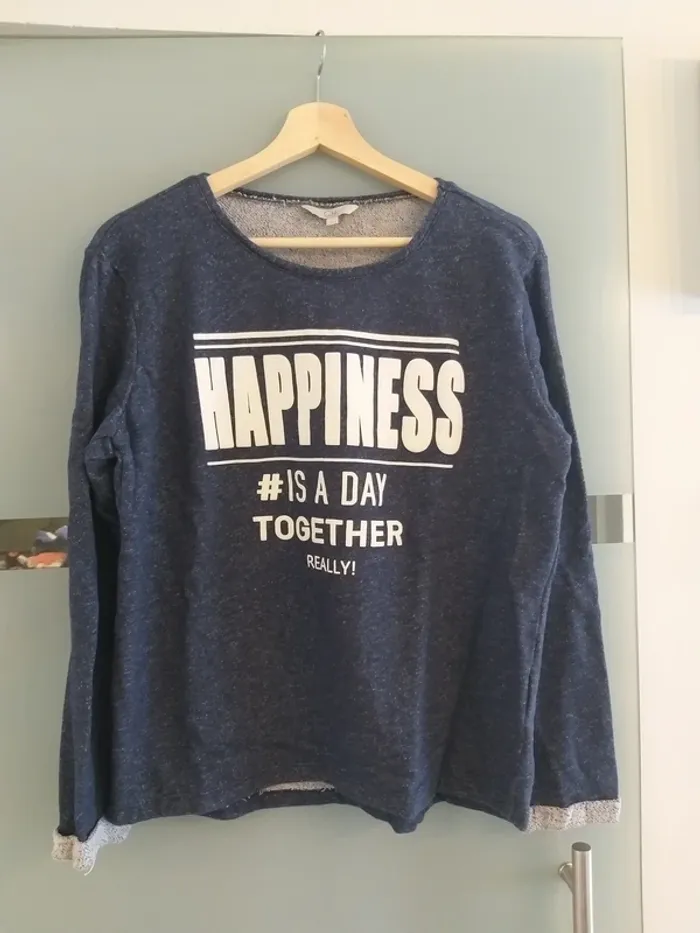 Pull couleur jeans