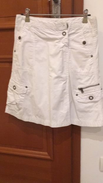 Jupe blanche esprit taille 34
