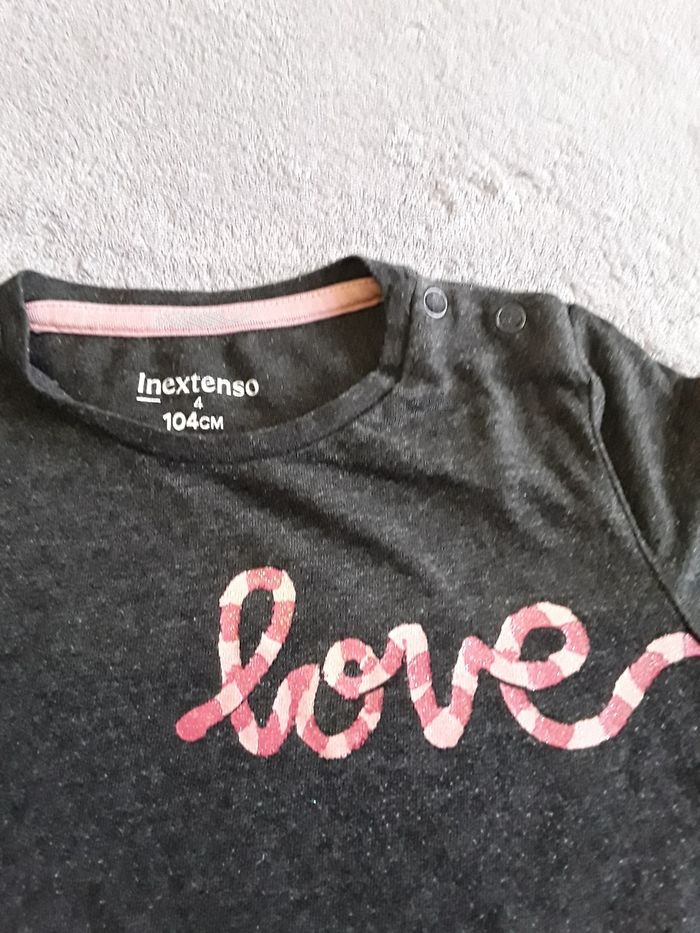 Tee shirt manches longues fille 4 ans - photo numéro 3