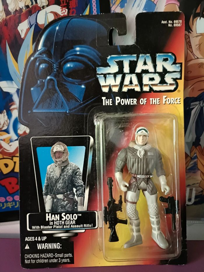 Figurine Star Wars POTF Han solo in Hoth Gear Kenner US 1995