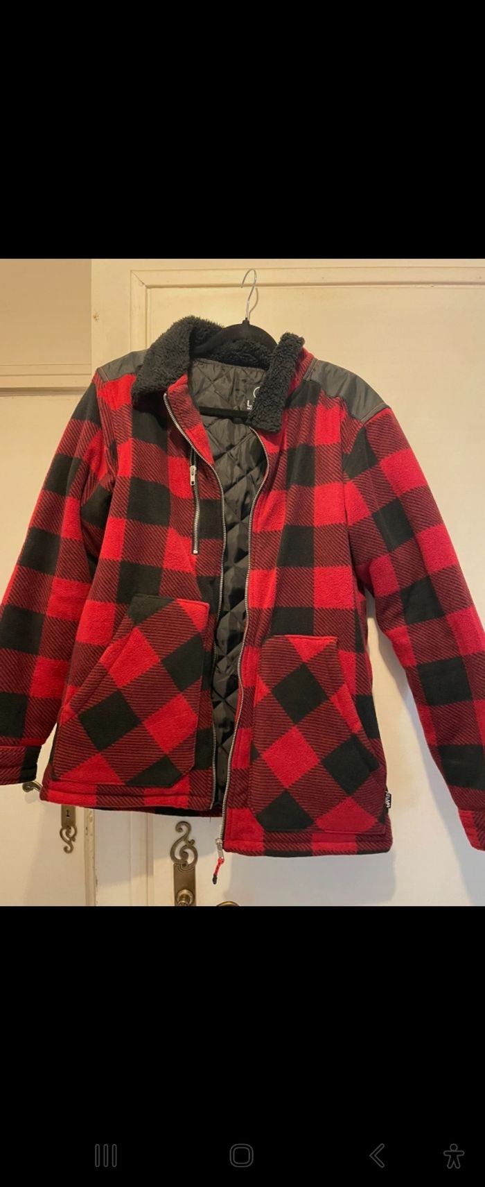 Veste a carreaux mi saison