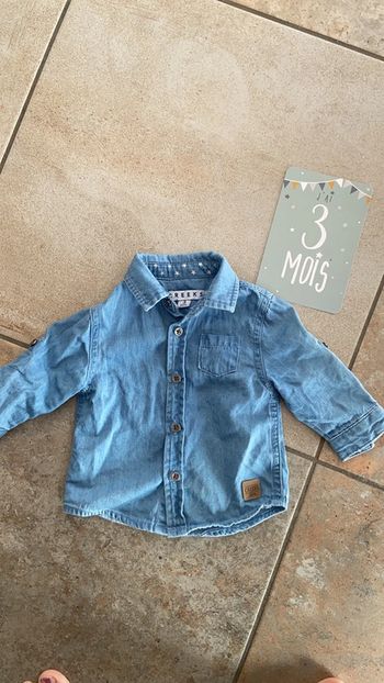 Chemise 3 mois