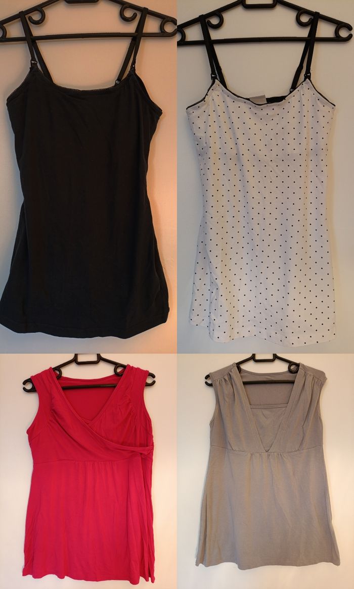 Lots de 21 vêtements allaitement T.40 - photo numéro 2