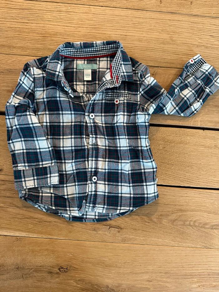 Chemise chaude 18 mois OKAïDI