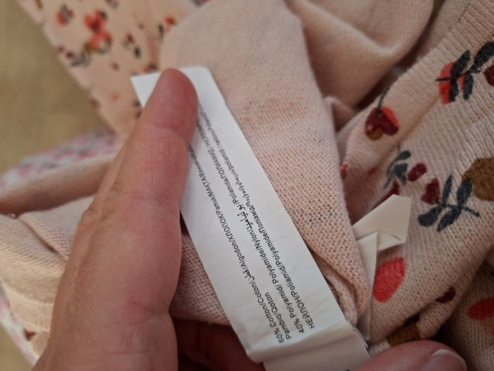 Gilet à boutons rose imprimés fleuris TAO 12 ans - photo numéro 4