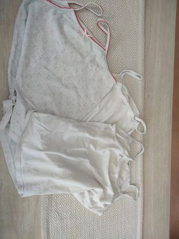 Lot de 3 maillots de corps tricot de peau 10 ans