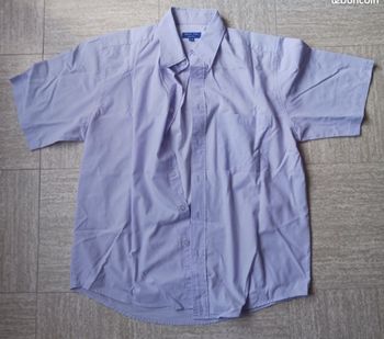 Chemise, Milford Clan . Classic Wear, Couleur lila mauve violet clair, Taille 39/40 Taille M