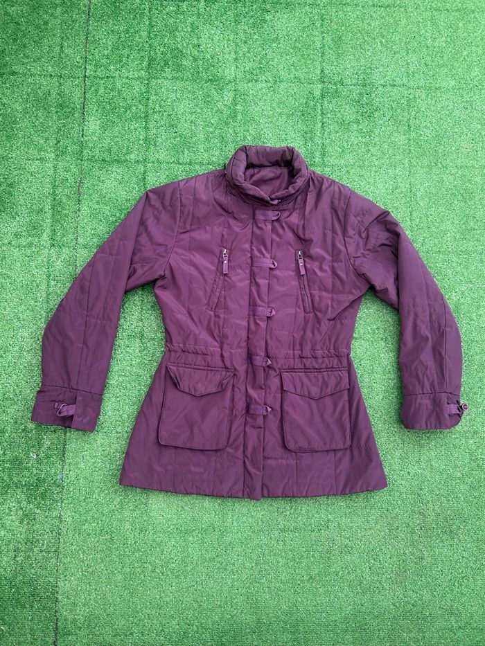Veste matelassée prune imperméable taille M femme