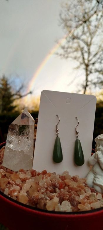 Boucles d'oreilles en Aventurine