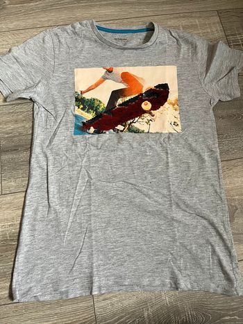 T-shirt manches courtes garçon 12 ans vert baudet