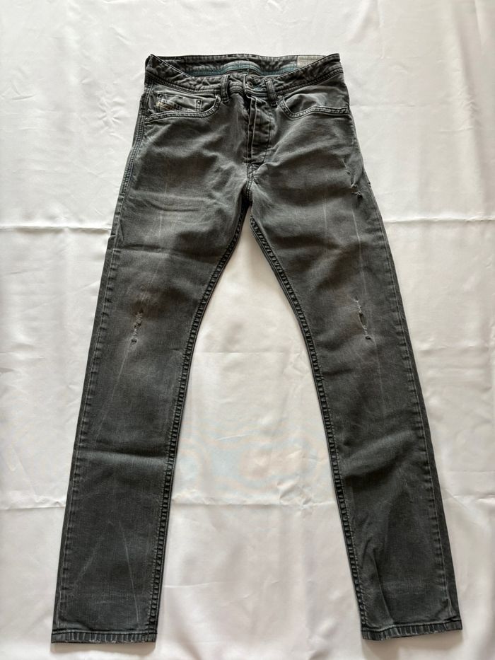 Jean gris à trous L.32 - Diesel - L/40-W.30