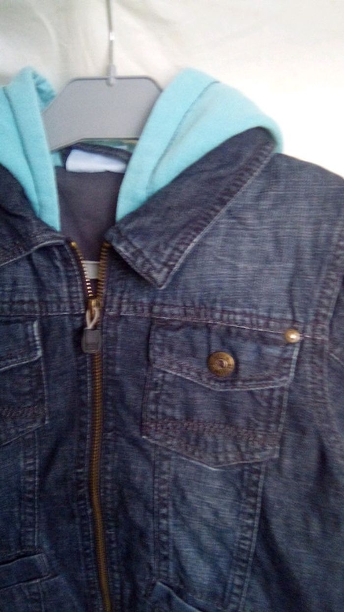 Veste en jean à capuche "NKY" - photo numéro 5