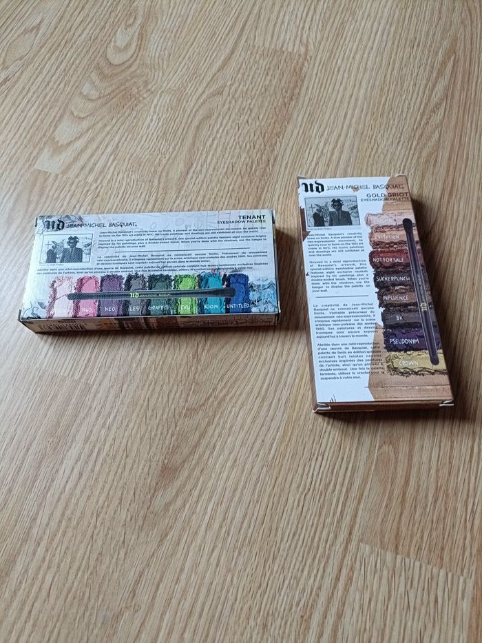 DEUX PALETTES URBAN DECAY JEN MICHEL BASQUIAT - photo numéro 2
