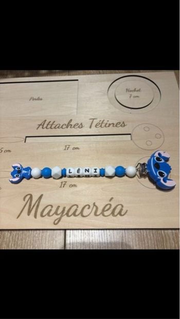 Attache tétine personnalisée - photo numéro 2