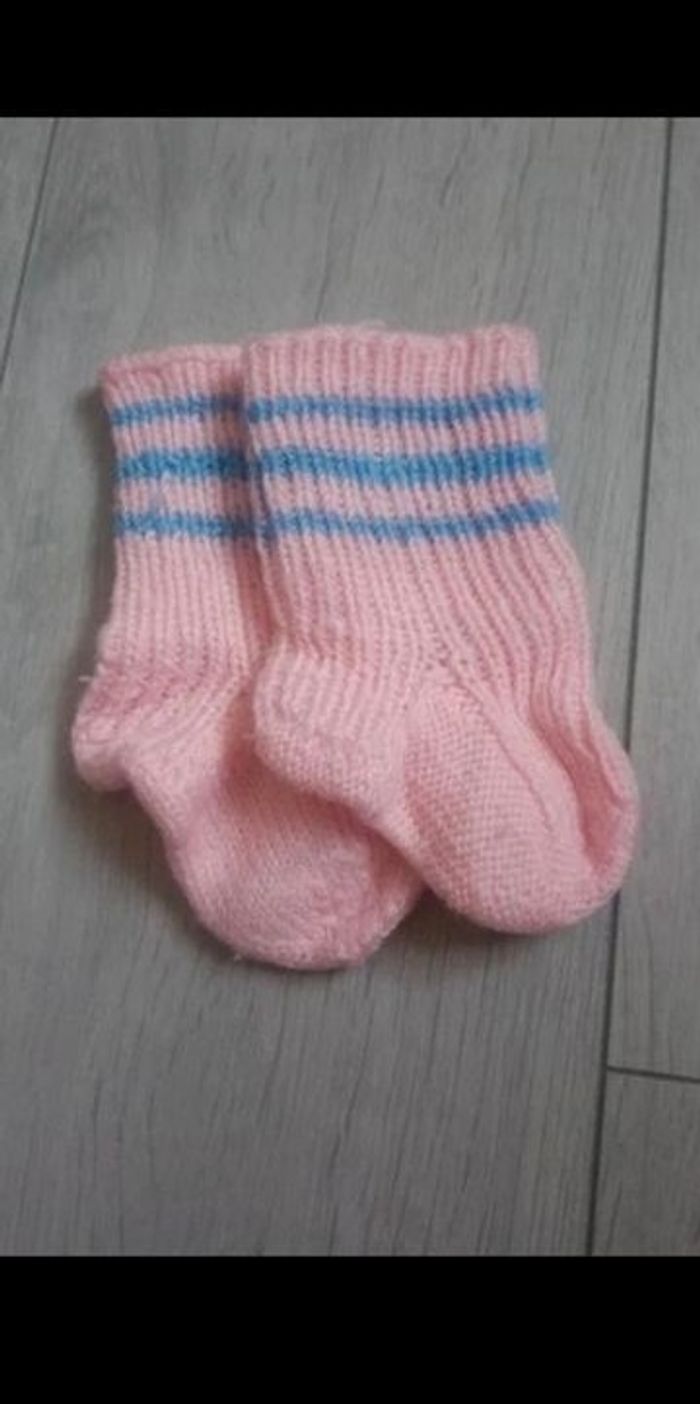 Lot chaussettes et collants fille 0/3 mois - photo numéro 2