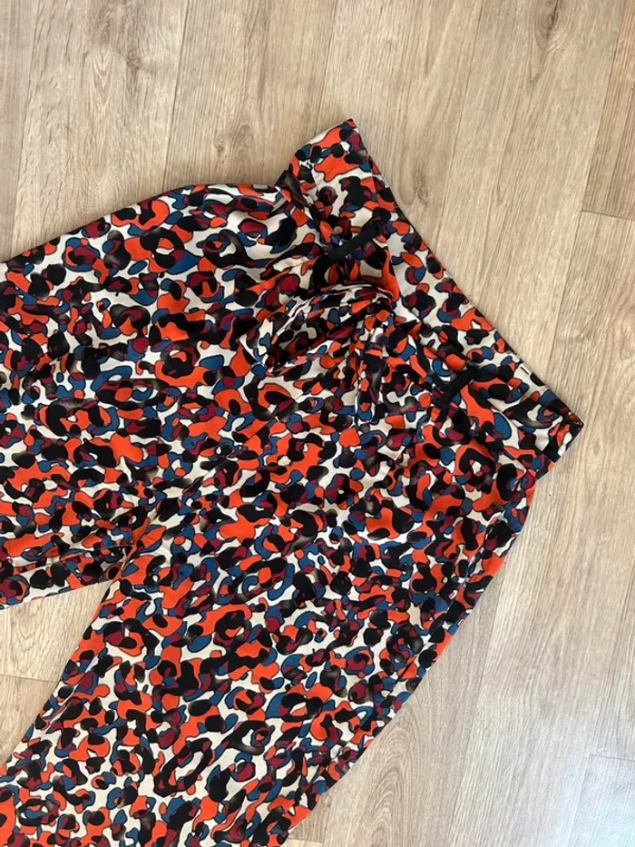 Les petites pantalon fluide, été imprimé taille M/38 multicolore - photo numéro 2