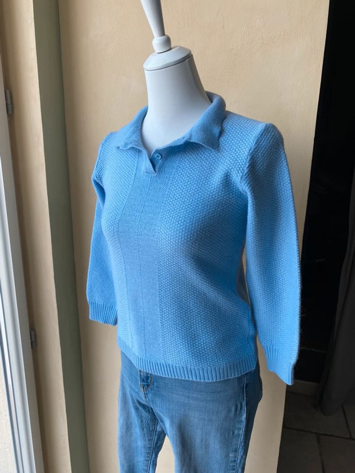 Pull bleu ciel vintage XS