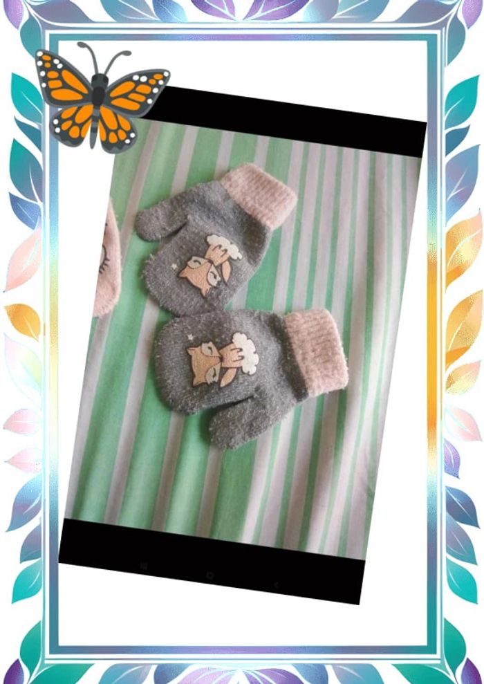 2 paire de moufles - photo numéro 3