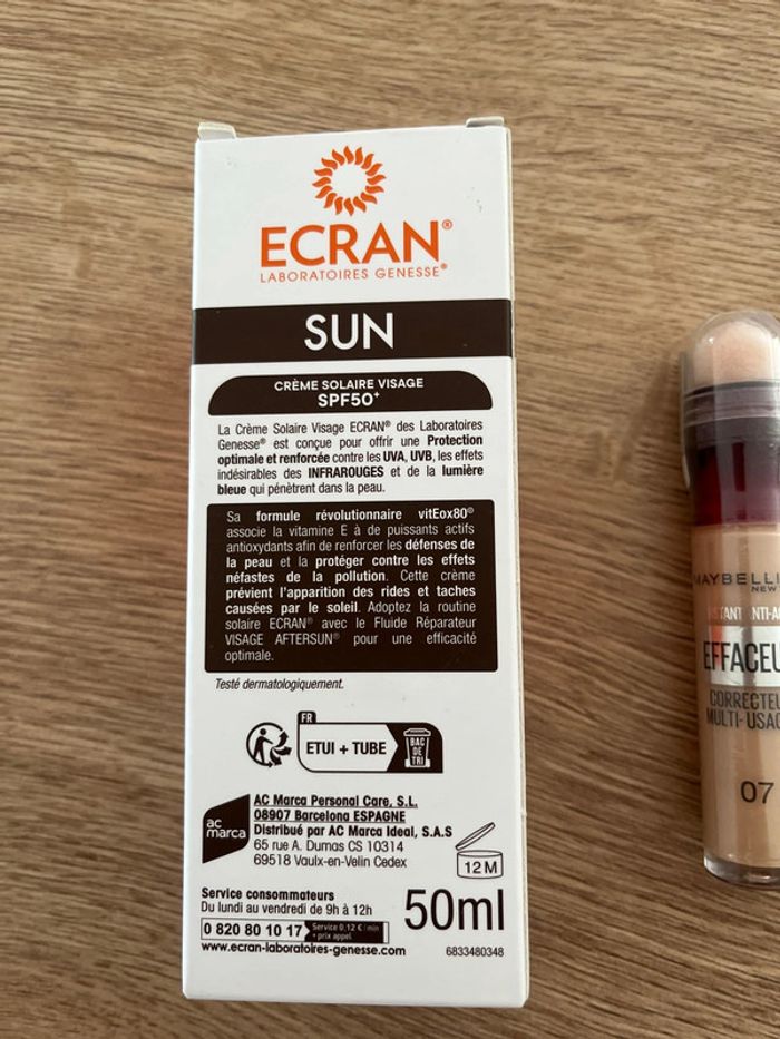 Crème solaire visage + correcteur - photo numéro 2
