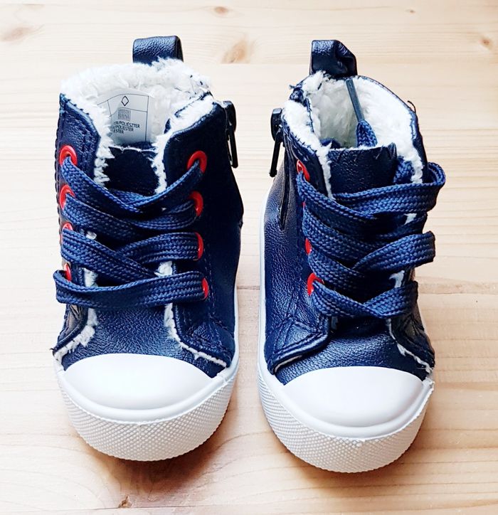 ❄ Baskets montantes fourrées - Marine - P18 ❄ - photo numéro 4