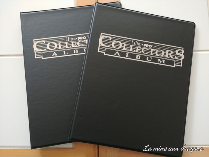 Lot de 2 Ultra Pro portfolio 180 Noir cartes Album Classeur A4 card farde Binder Black