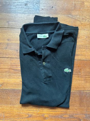 Polo Lacoste noir - taille 5
