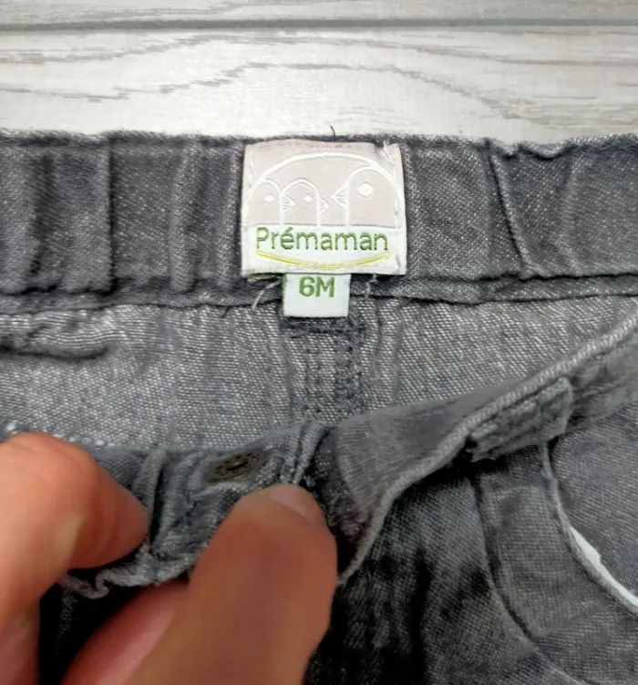 Ensemble t-shirt et jean bébé garçon 6 mois Prémaman - photo numéro 6