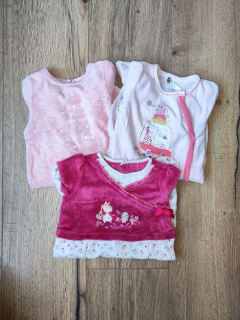 Lot de 3 pyjamas 3 mois