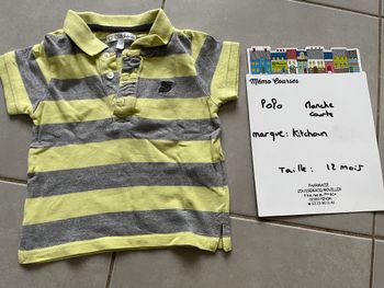 Polo garçon 12 mois