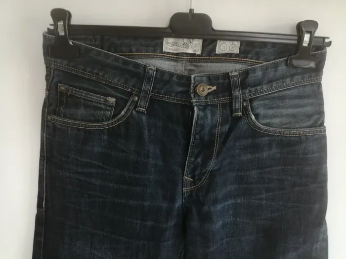Jeans straight fit celio bleu - photo numéro 2