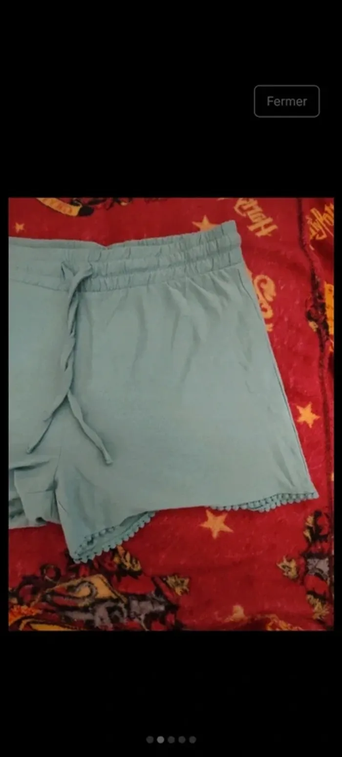 Short bleu - photo numéro 2