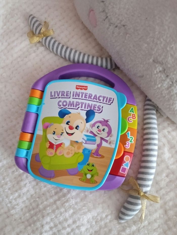 Livre interactif comptines Fisher Price
