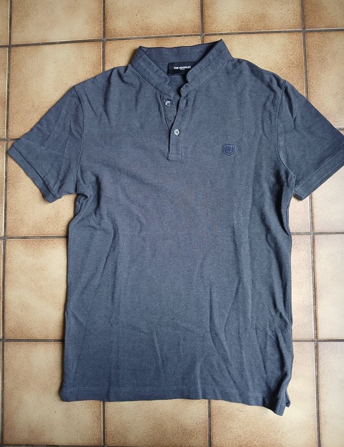Polo The Kooples gris - photo numéro 2