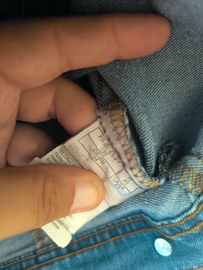 Veste en jean sans manches - photo numéro 3