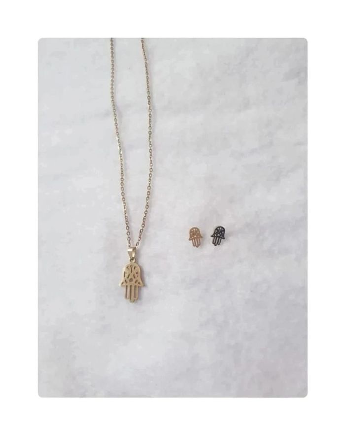 Magnifique parure de bijoux main de Fatma - photo numéro 2