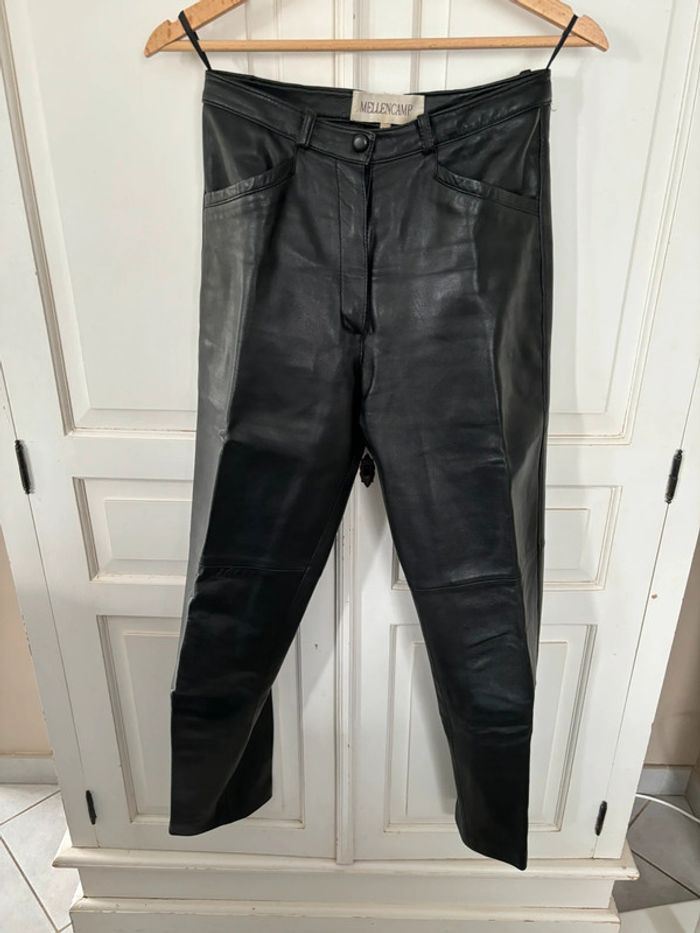 Pantalon cuir Mellencamp - photo numéro 2