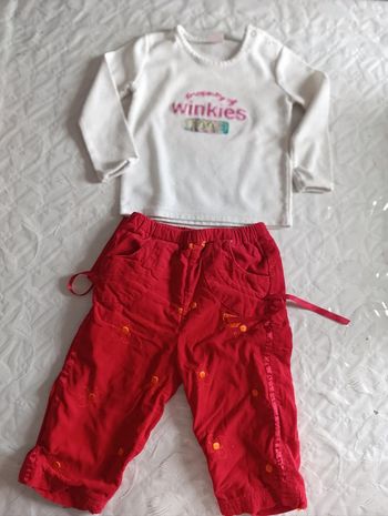 Lot de 3 articles 18 mois bébé fille orchestra Pimkie