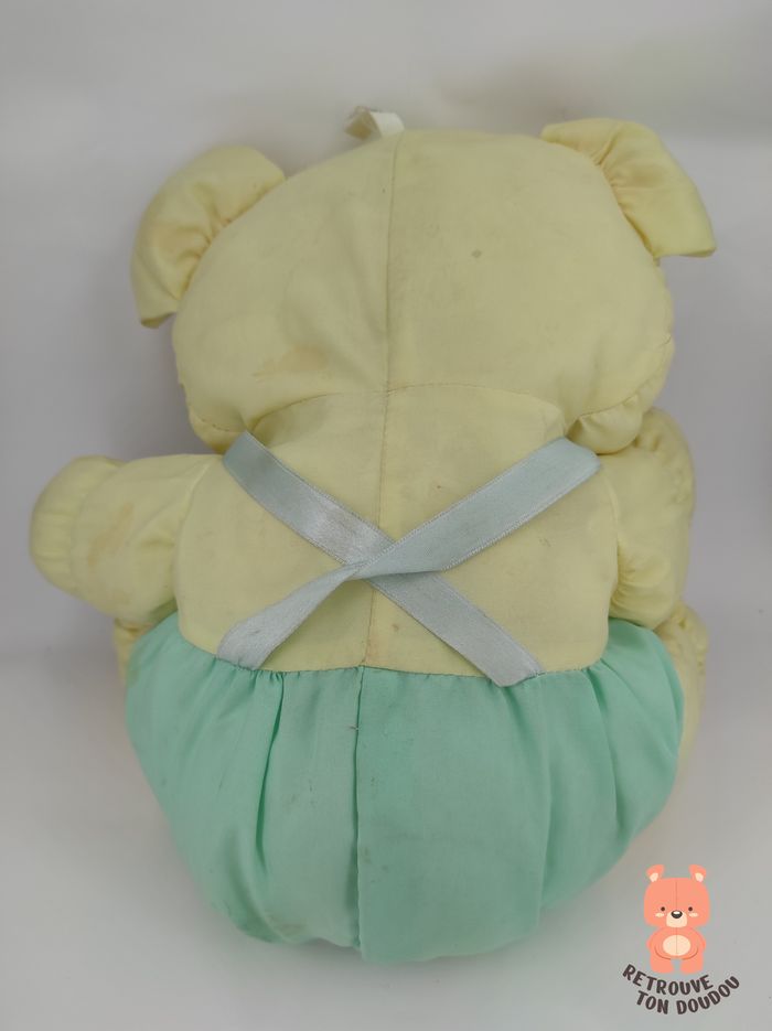 Peluche Ours Jaune Fluffy Biking Puffalump - photo numéro 5