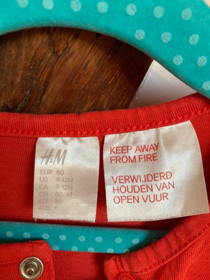 2 combishorts 9-12 mois / H&M - photo numéro 3