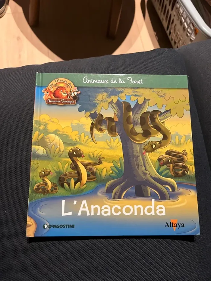 Livre pour enfants altaya l anaconda