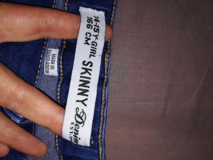 Jean skinny bleu, Denim CO, 14/15 ans, 166cm - photo numéro 2