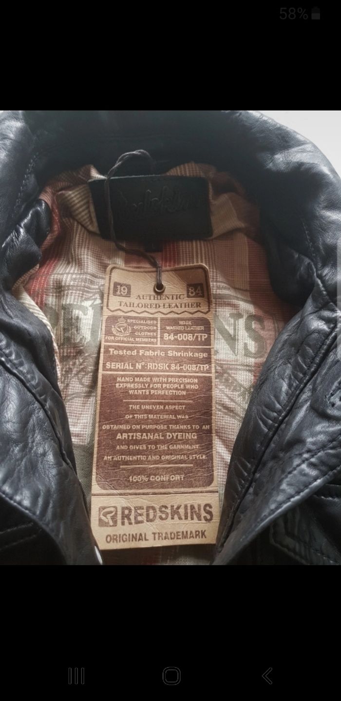 Blouson en cuir véritable - photo numéro 3