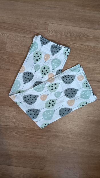 Lange en coton bébé fille/ garçon accessoires allaitement  neuf