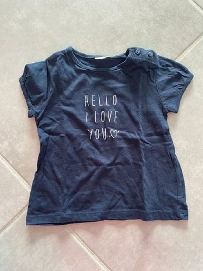 Tee shirt manches courtes 9 mois - photo numéro 2