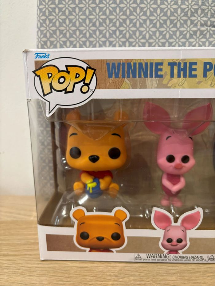 Coffret 4 Pop Figurines Disney "Winnie l'Ourson, Porcinet, Bouriquet et Efelant" - photo numéro 3