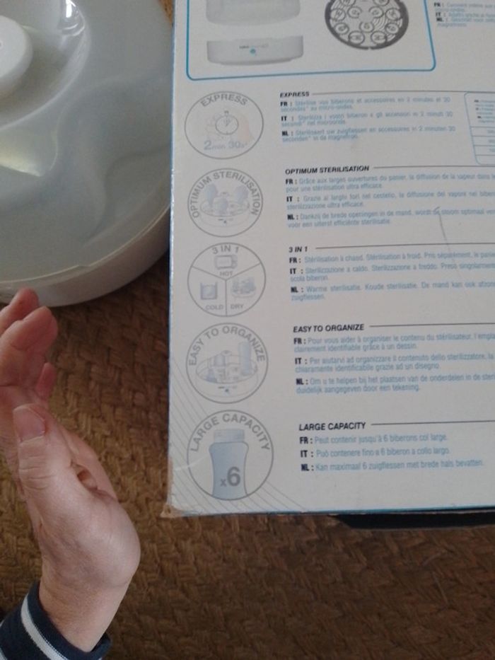 stérilisateur micro-onde bébé confort - photo numéro 9