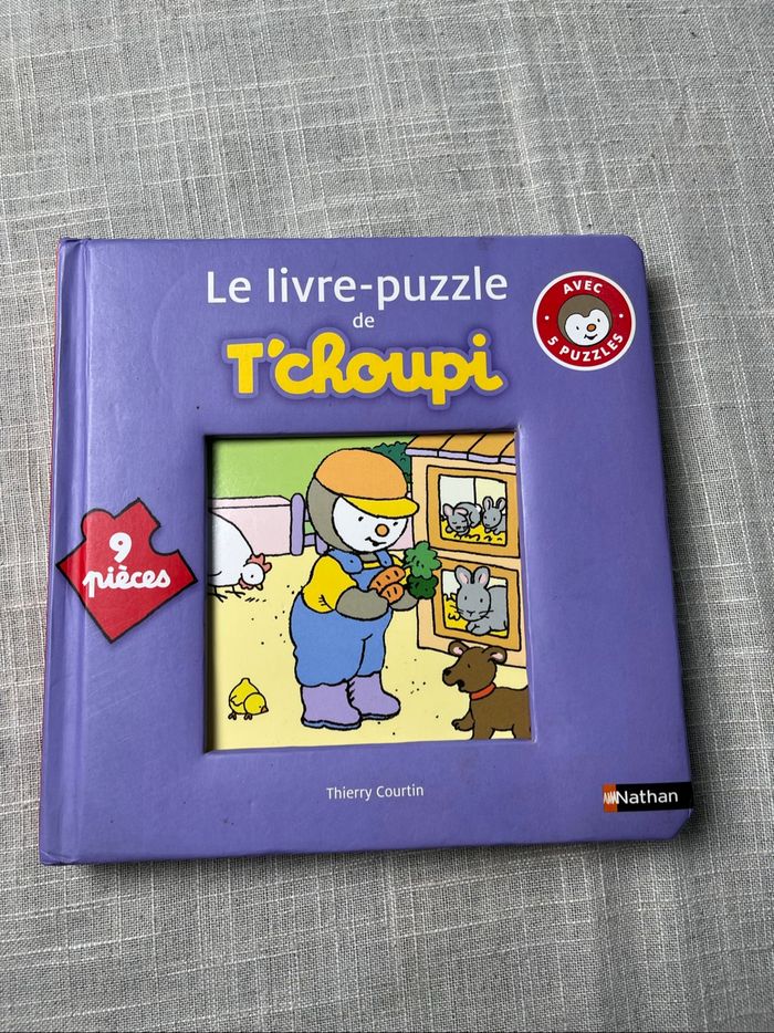 Livre puzzle T’choupi