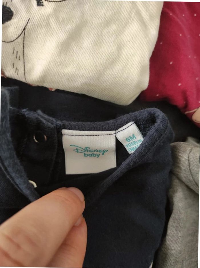 Lot 4 tee-shirts manches longues 6 mois - photo numéro 3