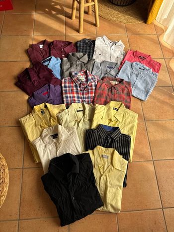 Lot revendeur de 20 chemises homme