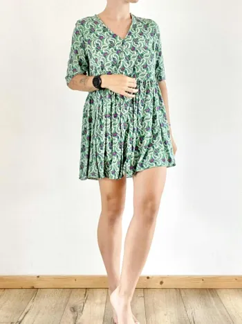 Robe Ange à fleurs
